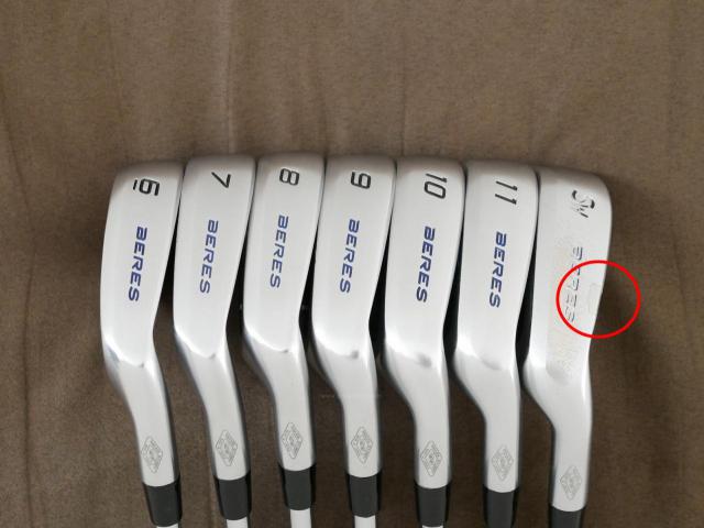 Iron set : Honma : **มีตำหนิ** ชุดเหล็ก Honma Beres MG701 มีเหล็ก 6-11,Sw (7 ชิ้น) ก้านเหล็ก NS Pro 750 Wrap Tech Flex R