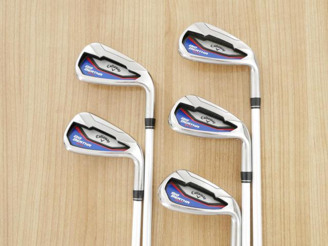 Iron set : Callaway : ชุดเหล็ก Callaway Big Bertha Beta (ใบใหญ่ ตีง่ายมาก) มีเหล็ก 6-Pw (5 ชิ้น) ก้านกราไฟต์ Fujikura Air Speeder Flex SR