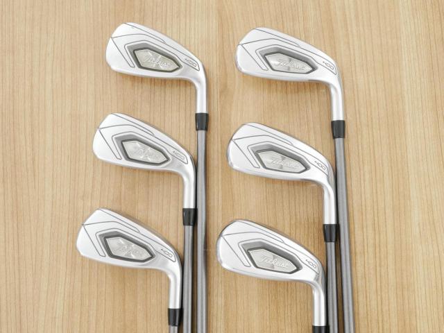 Iron set : Titleist : ชุดเหล็ก Titleist T400 (ตีง่ายที่สุด ไกลที่สุด ออกปี 2020) มีเหล็ก 6-Pw,43 (6 ชิ้น) ก้านกราไฟต์ Mitsubishi TENSEI 50 Flex R