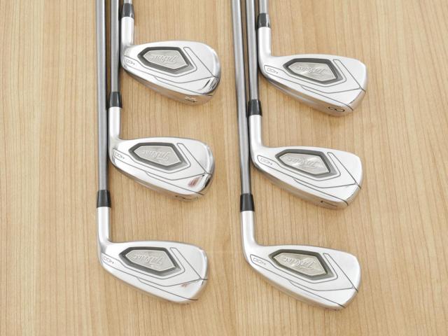 Iron set : Titleist : ชุดเหล็ก Titleist T400 (ตีง่ายที่สุด ไกลที่สุด ออกปี 2020) มีเหล็ก 6-Pw,43 (6 ชิ้น) ก้านกราไฟต์ Mitsubishi TENSEI 50 Flex R