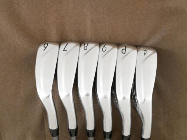 Iron set : Titleist : ชุดเหล็ก Titleist T400 (ตีง่ายที่สุด ไกลที่สุด ออกปี 2020) มีเหล็ก 6-Pw,43 (6 ชิ้น) ก้านกราไฟต์ Mitsubishi TENSEI 50 Flex R