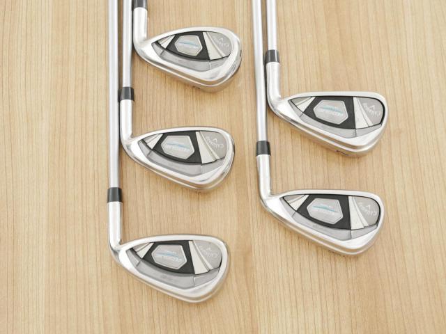 Iron set : Callaway : ชุดเหล็ก Callaway Rogue Star CF18 (ออกปี 2018 ตีง่าย ไกลมากๆ) มีเหล็ก 6-Pw (5 ชิ้น) ก้านกราไฟต์ Mitsubishi FUBUKI 50 Flex R