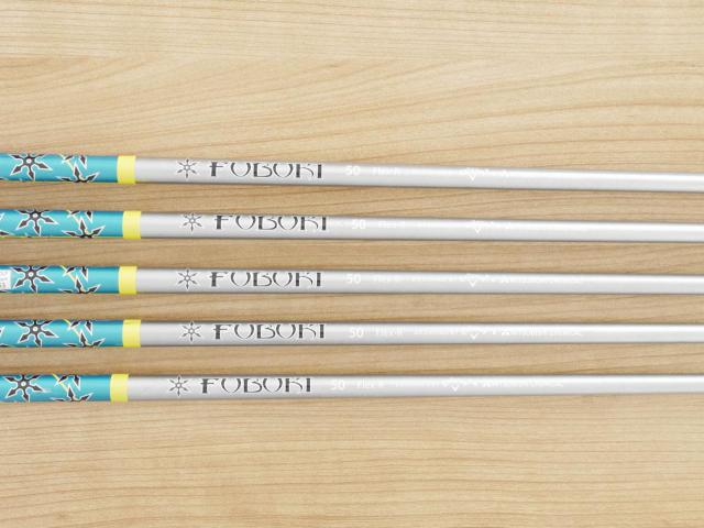 Iron set : Callaway : ชุดเหล็ก Callaway Rogue Star CF18 (ออกปี 2018 ตีง่าย ไกลมากๆ) มีเหล็ก 6-Pw (5 ชิ้น) ก้านกราไฟต์ Mitsubishi FUBUKI 50 Flex R