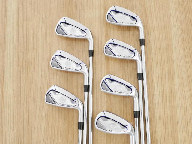 Iron set : Yamaha : ชุดเหล็ก Yamaha Inpres DriveStar (ออกปี 2023 ตีไกลที่สุด ไกลกว่าเหล็กทั่วไป 2 เบอร์ หน้าเด้งมากๆ) มีเหล็ก 5-Pw,Aw (7 ชิ้น) ก้านเหล็ก NS Pro Zelos7 Flex S