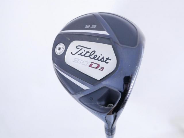 Driver : Titleist : ไดรเวอร์ Titleist 910D3 Loft 9.5 ก้าน Mitsubishi Diamana w60 Flex X