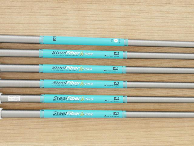 Iron set : Mizuno : ชุดเหล็ก Mizuno JPX 923 Forged (ออกปี 2023 ตัวท๊อป นุ่ม แน่น) มีเหล็ก 5-Pw (6 ชิ้น) ก้าน Steelfiber h-TOUR Flex S