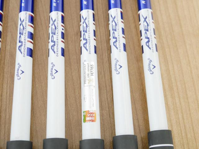 Iron set : Callaway : ชุดเหล็ก Callaway APEX Forged มีเหล็ก 5-Pw (6 ชิ้น) ก้านกราไฟต์ Flex R