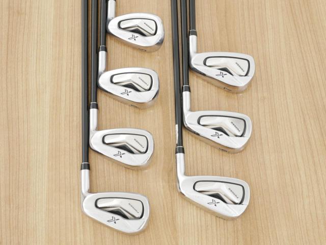Iron set : XXIO : ชุดเหล็ก XXIO X Forged (รุ่นปี 2021) มีเหล็ก 5-Pw,Sw (7 ชิ้น) ก้านกราไฟต์ Miyazaki AX-1 FLEX S