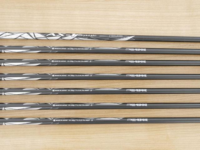 Iron set : XXIO : ชุดเหล็ก XXIO X Forged (รุ่นปี 2021) มีเหล็ก 5-Pw,Sw (7 ชิ้น) ก้านกราไฟต์ Miyazaki AX-1 FLEX S