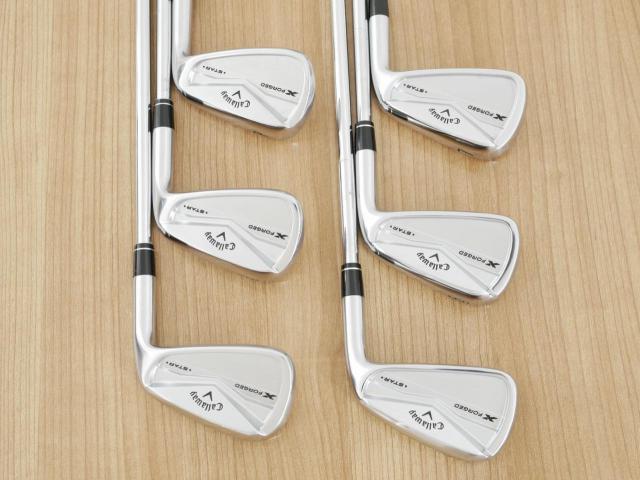 Iron set : Callaway : ชุดเหล็ก Callaway X Forged Star (ออกปี 2024) มีเหล็ก 5-Pw (6 ชิ้น) ก้านเหล็ก NS Pro Modus 105 Flex S