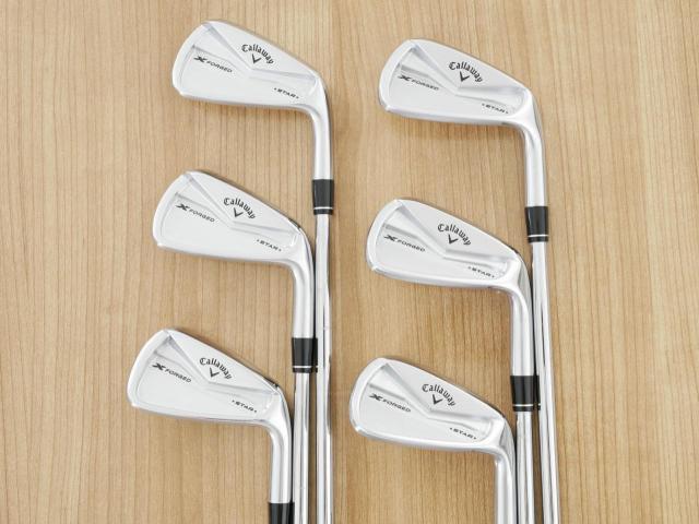 Iron set : Callaway : ชุดเหล็ก Callaway X Forged Star (ออกปี 2024) มีเหล็ก 5-Pw (6 ชิ้น) ก้านเหล็ก NS Pro Modus 105 Flex S