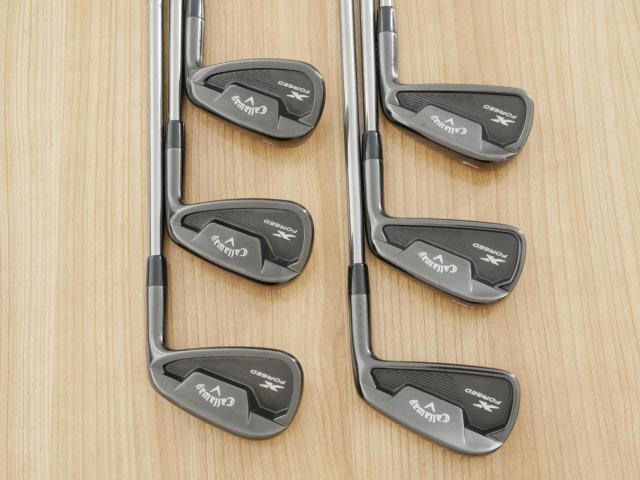 Iron set : Callaway : ชุดเหล็ก Callaway X Forged Star Black Limited (ออกปี 2021 หายากมากๆ) มีเหล็ก 5-Pw (6 ชิ้น) ก้านเหล็ก NS Pro Modus 105 Flex S