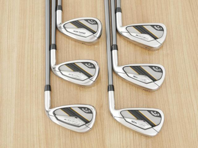 Iron set : Callaway : ชุดเหล็ก Callaway Mavrik (ปี 2020 ตีง่าย ไกลมากๆ) มีเหล็ก 5-Pw (6 ชิ้น) ก้านกราไฟต์ Project X CATALYST 75 6.0 Flex S