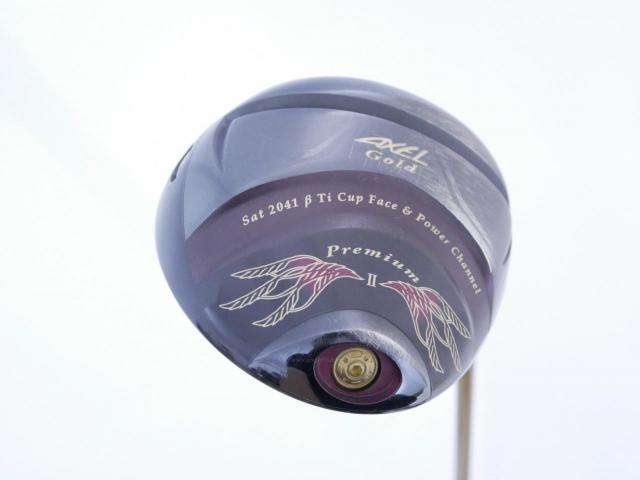 Driver : Tsuruya : Tsuruya AXEL Gold Premium II (รุ่นปี 2017 ตัวท๊อป หน้าเด้งสุดๆ COR 0.86 ของใหม่ 4 หมื่น) Loft 10.5 Flex S