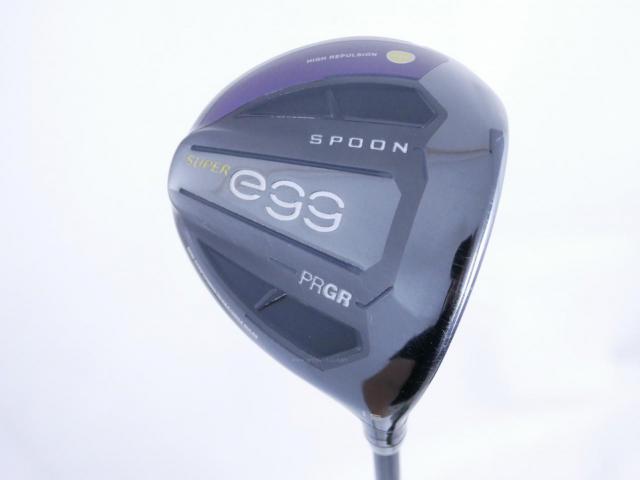 Fairway Wood : PRGR : หัวไม้ 3 PRGR Super Egg (รุ่นปี 2021 หน้าเด้งเกินกฏ COR 0.84 หายากมาก) Loft 15 ก้าน UST Mamiya ATTAS MB FW 55 Flex SR