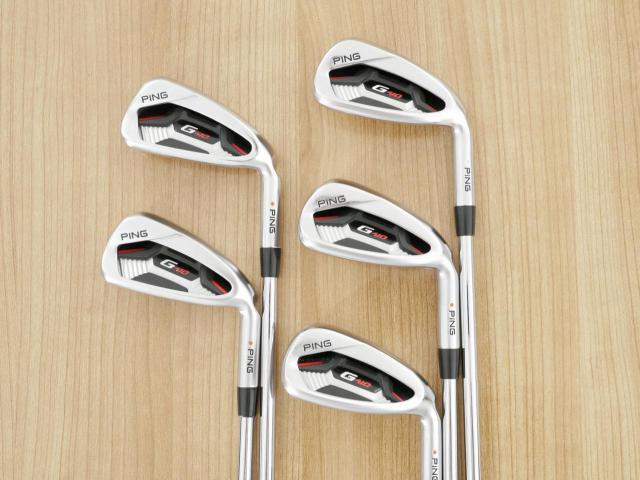 Iron set : Ping : ชุดเหล็ก Ping G410 (รุ่นปี 2019 Japan Spec. ใบใหญ่ ง่าย ไกล) มีเหล็ก 6-Pw (5 ชิ้น) ก้านเหล็ก NS Pro ZELOS 7 Flex S