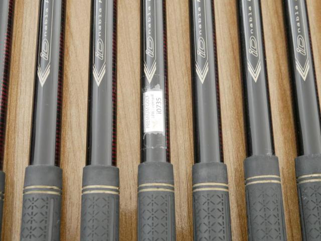 Iron set : PRGR : ชุดเหล็ก PRGR ID Nabla Red (รุ่นท๊อปสุด หน้าเด้ง ไกลมาก) มีเหล็ก 5-Pw,Aw,Sw (8 ชิ้น) ก้านกราไฟต์ M-40 Flex SR