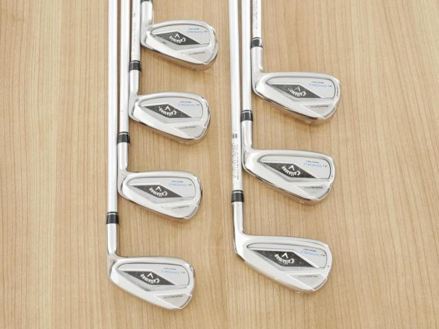 Lady club : All : ชุดเหล็ก Callaway Paradym Ai Smoke Max Fast (ออกปี 2024 ตีง่ายมาก ไกล Japan Spec.) มีเหล็ก 6-Pw,Aw,Sw (7 ชิ้น) ก้านกราไฟต์ Mitsubishi ELDIO 40 Flex L