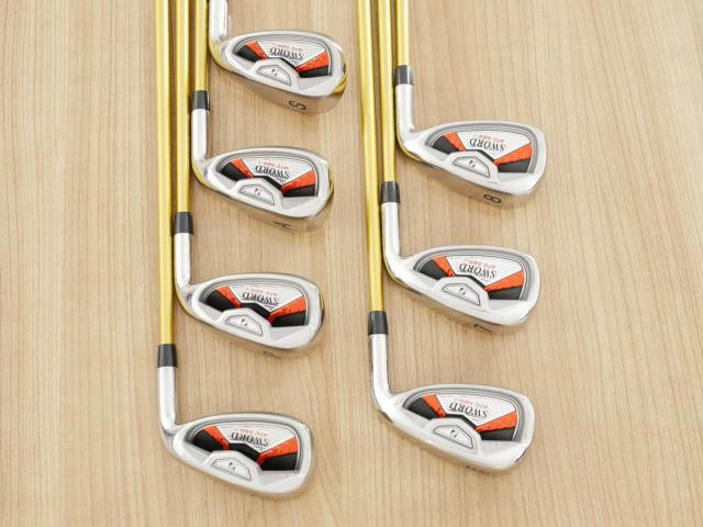 Iron set : Katana : ชุดเหล็ก Katana Sword ATC-589a (หน้าเด้ง) มีเหล็ก 6-Pw,Aw,Sw (7 ชิ้น) ก้านกราไฟต์ Fujikura Speeder 589 Flex R