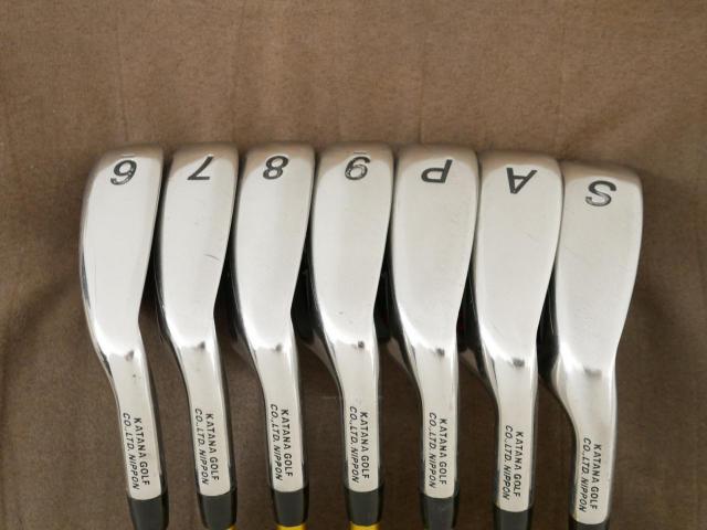 Iron set : Katana : ชุดเหล็ก Katana Sword ATC-589a (หน้าเด้ง) มีเหล็ก 6-Pw,Aw,Sw (7 ชิ้น) ก้านกราไฟต์ Fujikura Speeder 589 Flex R