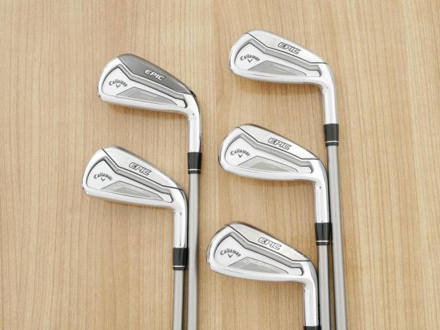 Iron set : Callaway : ชุดเหล็ก Callaway EPIC Forged Star (รุ่นท้อปสุด ปี 2020 ตีไกลกว่าปกติ 2 เบอร์) มีเหล็ก 6-Pw (5 ชิ้น) ก้านกราไฟต์ Fujikura Speeder Evolution Flex R