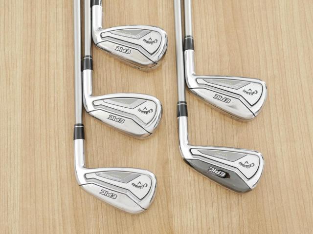 Iron set : Callaway : ชุดเหล็ก Callaway EPIC Forged Star (รุ่นท้อปสุด ปี 2020 ตีไกลกว่าปกติ 2 เบอร์) มีเหล็ก 6-Pw (5 ชิ้น) ก้านกราไฟต์ Fujikura Speeder Evolution Flex R