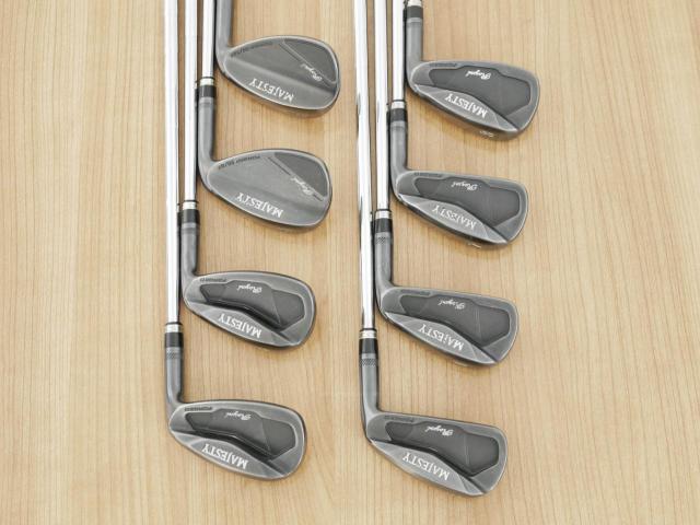 Iron set : Maruman : ชุดเหล็ก Maruman Majesty Royal Black Forged (ปี 2021 รุ่นท๊อป หายาก) มีเหล็ก 5-Pw,Aw,Sw (8 ชิ้น) ก้านเหล็ก NS Pro 850 Flex S