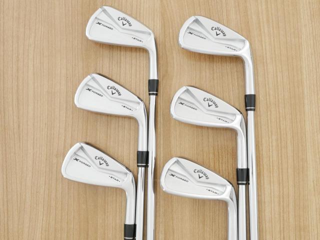 Iron set : Callaway : ชุดเหล็ก Callaway X Forged Star (ออกปี 2024) มีเหล็ก 5-Pw (6 ชิ้น) ก้านเหล็ก Dynamic Gold 105 S200