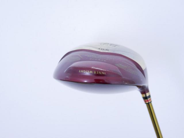 Driver : Tsuruya : ไดรเวอร์ Tsuruya AXEL Gold Premium IV (รุ่นปี 2021 ตัวท๊อป หน้าเด้งสุดๆ COR 0.87 ของใหม่ 4 หมื่น) Loft 10.5 Flex R