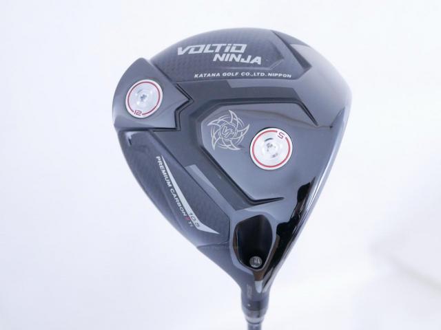 Driver : Katana : ไดรเวอร์ Katana Voltio NINJA Premium Carbon II TI (รุ่นใหม่ล่าสุด ออกปี 2025 ตีไกลมากๆ) Loft 10.5 ก้าน Tour AD VG-02 Flex R