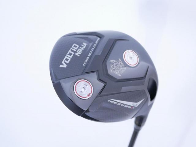 Driver : Katana : ไดรเวอร์ Katana Voltio NINJA Premium Carbon II TI (รุ่นใหม่ล่าสุด ออกปี 2025 ตีไกลมากๆ) Loft 10.5 ก้าน Tour AD VG-02 Flex R