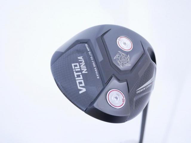 Driver : Katana : ไดรเวอร์ Katana Voltio NINJA Premium Carbon II TI (รุ่นใหม่ล่าสุด ออกปี 2025 ตีไกลมากๆ) Loft 10.5 ก้าน Tour AD VG-02 Flex R