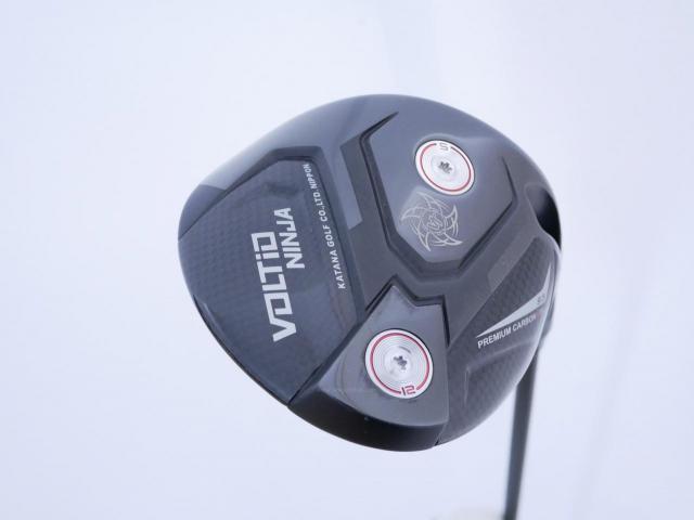 Driver : Katana : ไดรเวอร์ Katana Voltio NINJA Premium Carbon II TI (รุ่นใหม่ล่าสุด ออกปี 2025 ตีไกลมากๆ) Loft 9.5 ก้าน Tour AD VG-02 Flex S