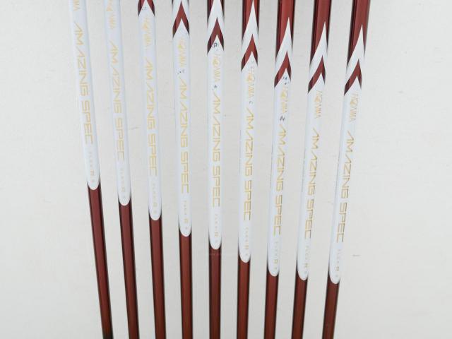 Iron set : Honma : ชุดเหล็ก Honma AMAZING Spec (หน้าเด้ง โกงองศาสุดๆ ไกลที่สุด) มีเหล็ก 5-11,Aw,Sw (9 ชิ้น ระยะเทียบเท่า 4-Pw,Aw,Sw) ก้านกราไฟต์ Flex R