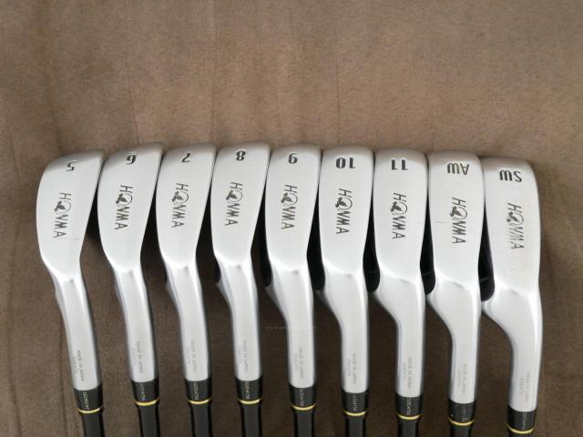 Iron set : Honma : ชุดเหล็ก Honma AMAZING Spec (หน้าเด้ง โกงองศาสุดๆ ไกลที่สุด) มีเหล็ก 5-11,Aw,Sw (9 ชิ้น ระยะเทียบเท่า 4-Pw,Aw,Sw) ก้านกราไฟต์ Flex R
