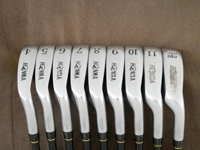 Iron set : Honma : ชุดเหล็ก Honma TwinMarks TM-504 มีเหล็ก 4-11,Sw (9 ชิ้น) ก้านกราไฟต์ ARMRQ 856 Flex R (2 ดาว)