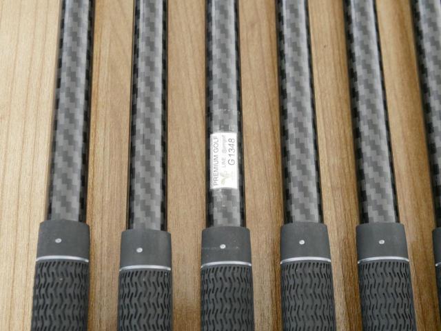 Lady club : All : ชุดเหล็กกระเทย PRGR Super Egg Iron (รุ่นปี 2023 ตัวท๊อปสุด หน้าเด้งเกินกฏ ใช้แข่งไม่ได้ ตีไกลมากๆ) มีเหล็ก 6-Pw,Aw,As (7 ชิ้น) ก้านกราไฟต์ Flex L (M-30)