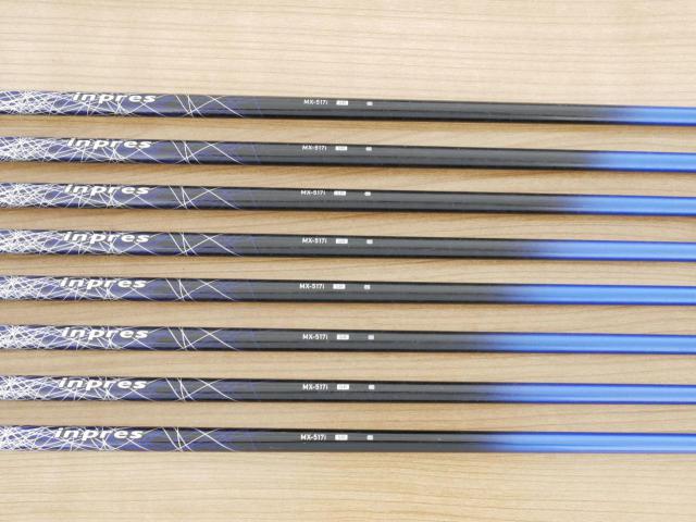 Iron set : Yamaha : ชุดเหล็ก Yamaha Inpres UD+2 (ปี 2018 ตีไกลที่สุด ไกลกว่าเหล็กทั่วไป 2 เบอร์) มีเหล็ก 6-Pw,Aw,As,Sw (8 ชิ้น) ก้านกราไฟต์ Flex SR
