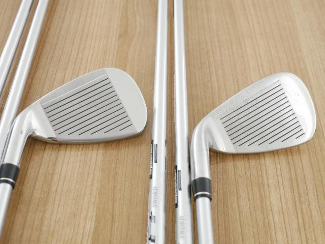 Iron set : Katana : ชุดเหล็ก Katana Sword ATC-55 (หน้าเด้ง ตีง่าย ไกล) มีเหล็ก 6-Pw,Sw (6 ชิ้น) ก้านกราไฟต์ Fujikura Speeder Five Flex SR