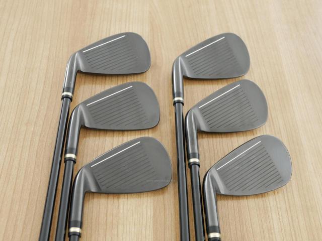 Iron set : Honma : ชุดเหล็ก Honma Beres 09 Forged Black (รุ่นล่าสุด ออกปี 2024 สวยมากๆ) มีเหล็ก 6-11 (6 ชิ้น เทียบเท่า 6-Pw) ก้าน ARMRQ FX Flex R