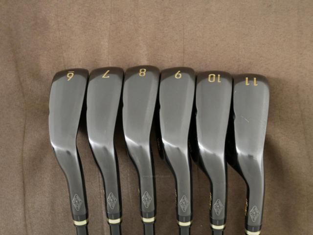 Iron set : Honma : ชุดเหล็ก Honma Beres 09 Forged Black (รุ่นล่าสุด ออกปี 2024 สวยมากๆ) มีเหล็ก 6-11 (6 ชิ้น เทียบเท่า 6-Pw) ก้าน ARMRQ FX Flex R