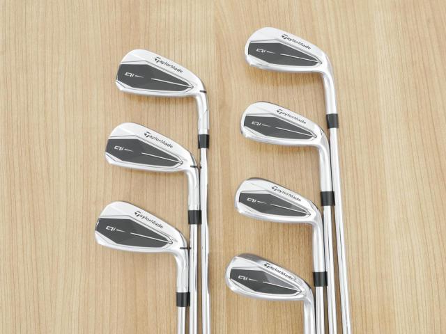 Iron set : Taylormade : ชุดเหล็ก Taylormade Qi (รุ่นล่าสุด ออกปี 2024 Japan Spec.) มีเหล็ก 6-Pw,Aw,Sw (7 ชิ้น) ก้านเหล็ก NS Pro 820GH Flex R