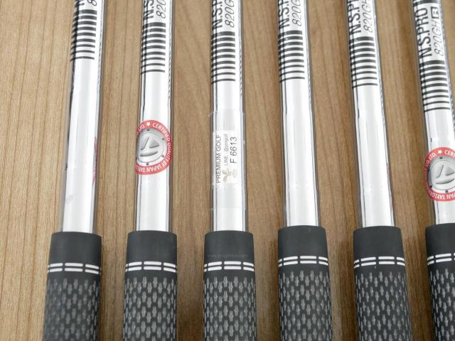 Iron set : Taylormade : ชุดเหล็ก Taylormade Qi (รุ่นล่าสุด ออกปี 2024 Japan Spec.) มีเหล็ก 6-Pw,Aw,Sw (7 ชิ้น) ก้านเหล็ก NS Pro 820GH Flex R
