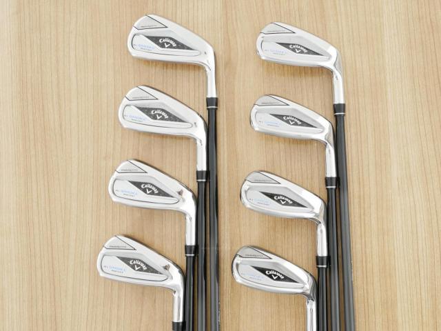 Iron set : Callaway : ชุดเหล็ก Callaway Paradym Ai Smoke Max Fast (ออกปี 2024 ตีง่ายมาก ไกล Japan Spec.) มีเหล็ก 6-Pw,Aw,Gw,Sw (8 ชิ้น) ก้านกราไฟต์ Fujikura TENSEI 40 Flex R