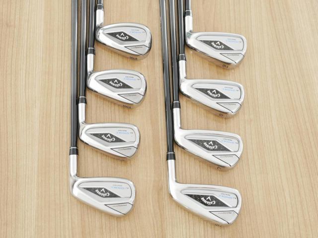 Iron set : Callaway : ชุดเหล็ก Callaway Paradym Ai Smoke Max Fast (ออกปี 2024 ตีง่ายมาก ไกล Japan Spec.) มีเหล็ก 6-Pw,Aw,Gw,Sw (8 ชิ้น) ก้านกราไฟต์ Fujikura TENSEI 40 Flex R