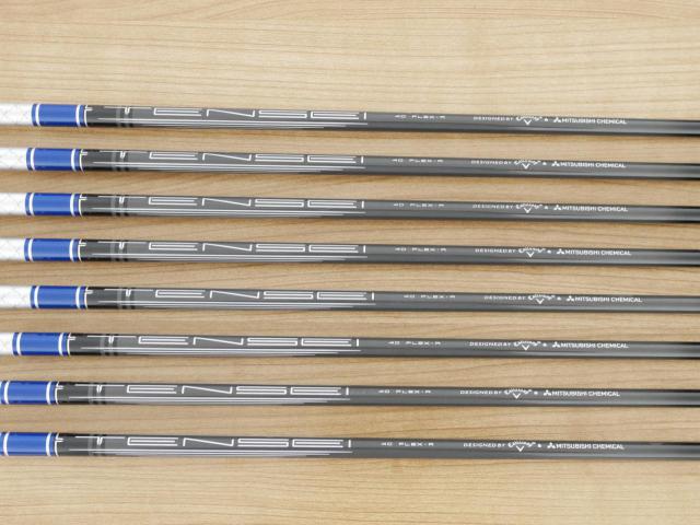 Iron set : Callaway : ชุดเหล็ก Callaway Paradym Ai Smoke Max Fast (ออกปี 2024 ตีง่ายมาก ไกล Japan Spec.) มีเหล็ก 6-Pw,Aw,Gw,Sw (8 ชิ้น) ก้านกราไฟต์ Fujikura TENSEI 40 Flex R