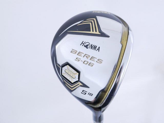 Fairway Wood : Honma : **ก้าน 3 ดาว** หัวไม้ 5 Honma Beres S-06 (รุ่นปี 2019) Loft 18 ก้าน ARMRQ X (47) Flex R (3 ดาว)