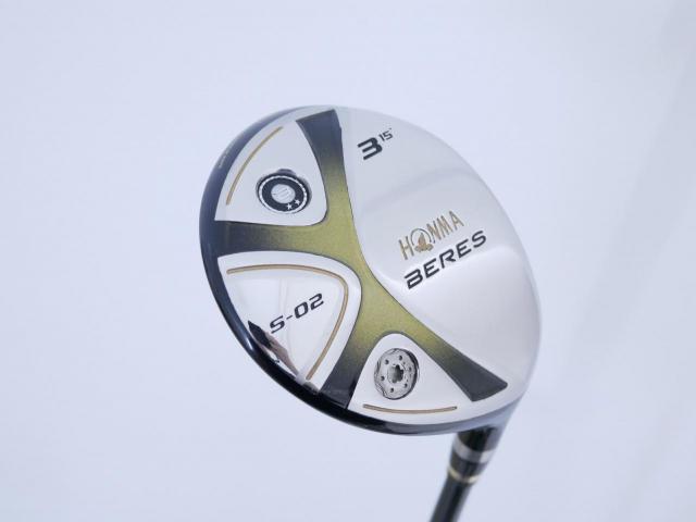 Fairway Wood : Honma : หัวไม้ 3 Honma Beres S-02 Loft 15 ก้าน ARMRQ 6 (54) Flex R (2 ดาว)