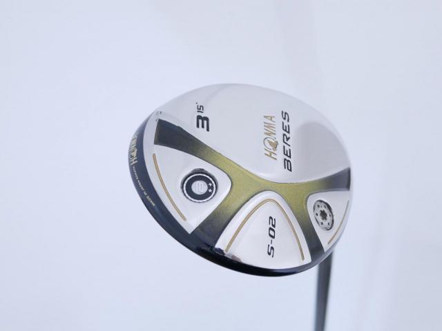 Fairway Wood : Honma : หัวไม้ 3 Honma Beres S-02 Loft 15 ก้าน ARMRQ 6 (54) Flex R (2 ดาว)