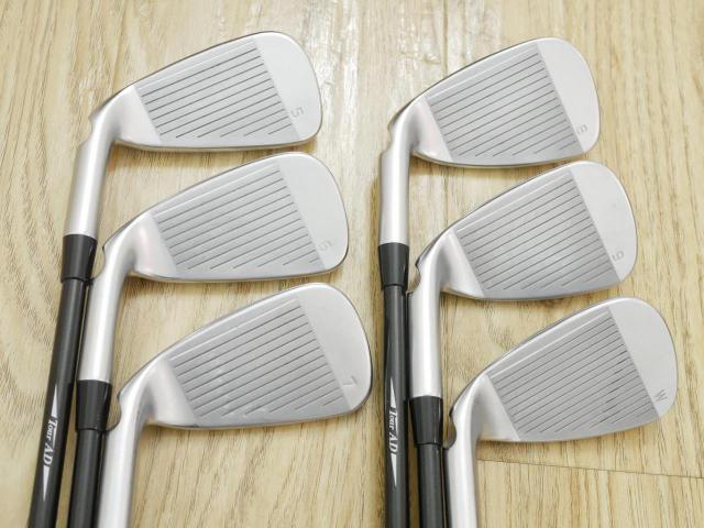 Iron set : Ping : ชุดเหล็ก Ping G410 (รุ่นปี 2019 Japan Spec. ใบใหญ่ ง่าย ไกล) มีเหล็ก 5-Pw (6 ชิ้น) ก้านกราไฟต์ Tour AD AD-75 Flex S